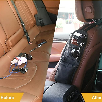 Multi-Pocket Car Seat Side Storage Bag