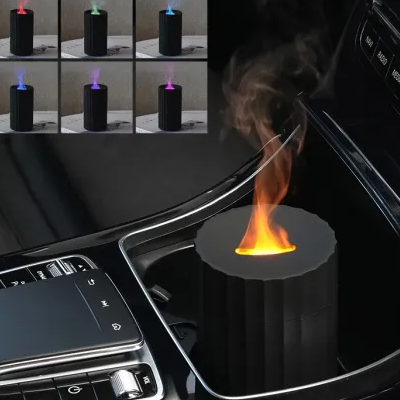 Air Purifying Aromatic Diffuser with Flame Effect for the Car